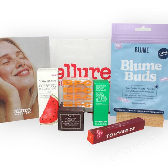 Allure Beauty Box August 2025 GLOW Tower28 FRESH Innisfree BFC Blume FreeShip - Picture 10 of 10